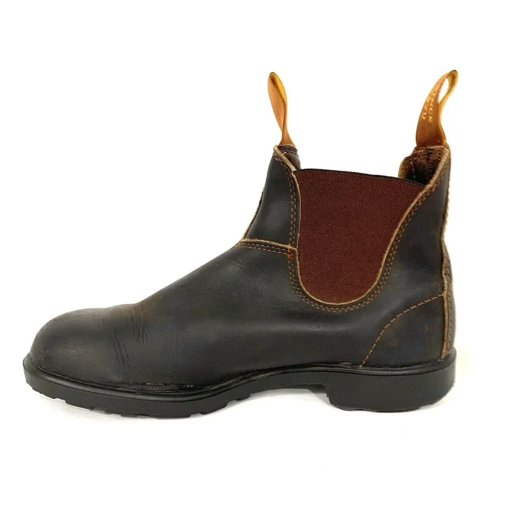 Blundstone Classic 585 Chelsea Boots Dark Brown  Leather 8 Mens / 10 Womens